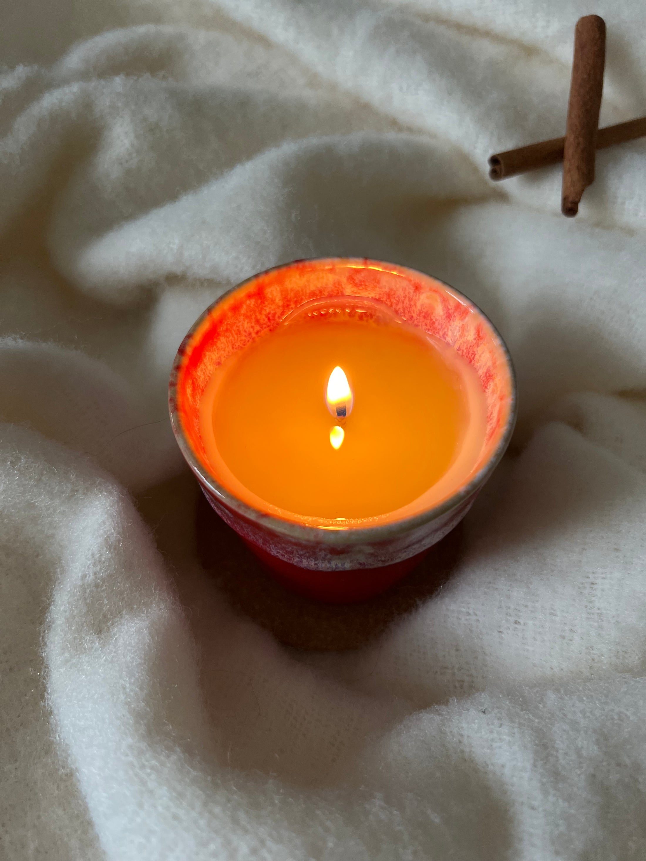 Christmas Fizz Aromatherapy Candle | Coffee Cup Candle