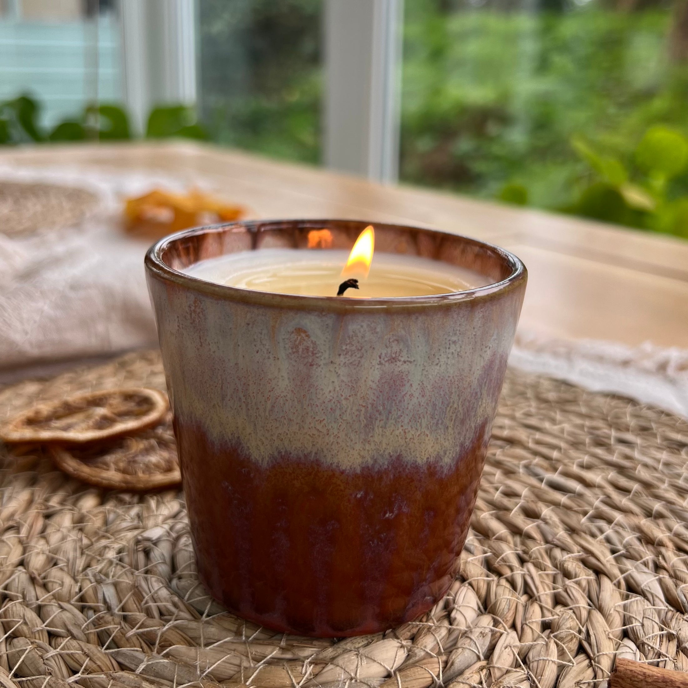 Christingle Aromatherapy Candle | Festive Coffee Cup